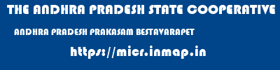 THE ANDHRA PRADESH STATE COOPERATIVE BANK LIMITED  ANDHRA PRADESH PRAKASAM BESTAVARAPET   micr code